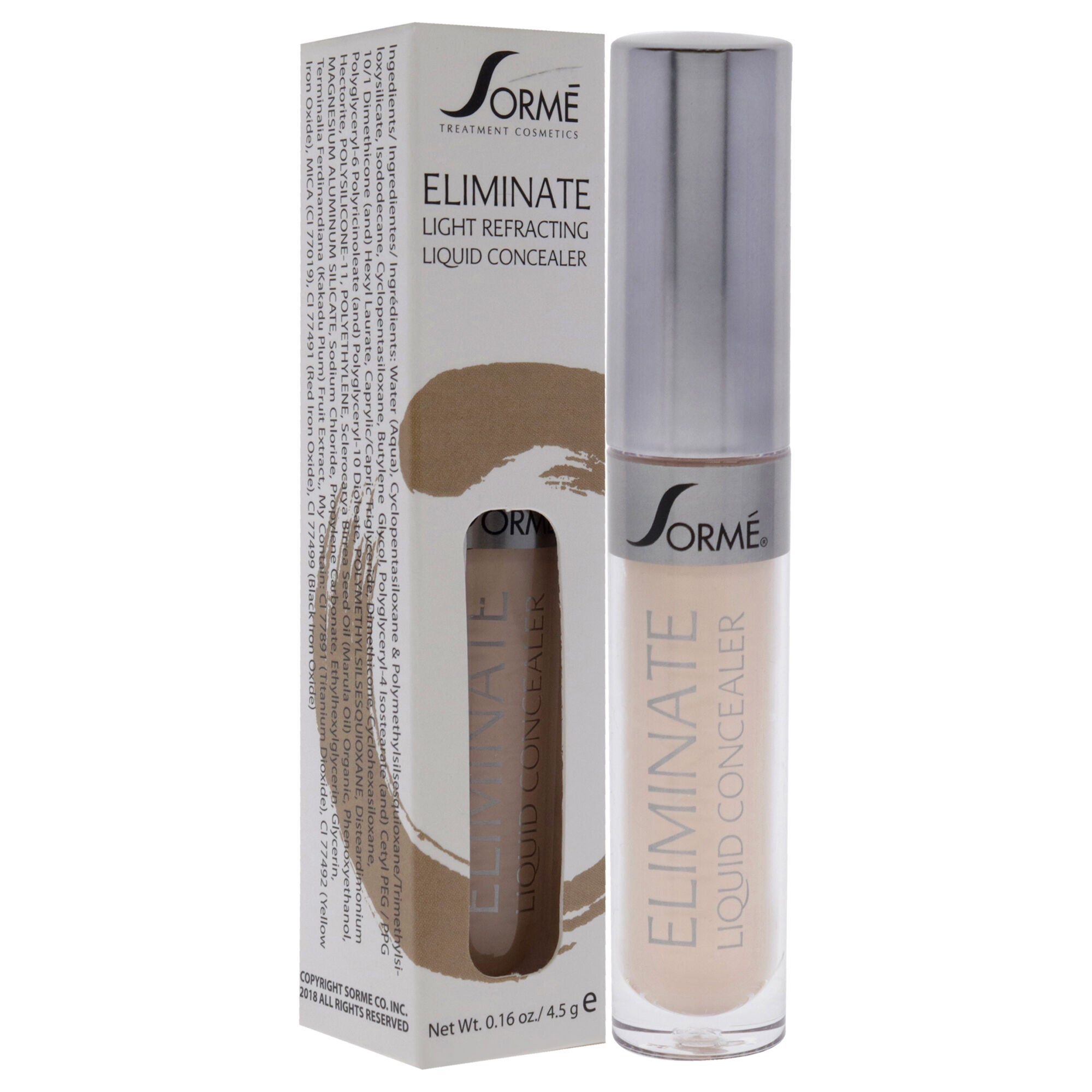 Eliminate Liquid Concealer - Fair by Sorme Cosmetics for Women - 0.16 oz Concealer, See Description, alternate image number 2