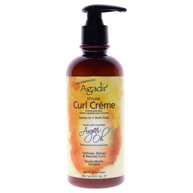 Argan Oil Styling Curl Creme by Agadir for Unisex - 10 oz Cream, NA, hi-res image number null