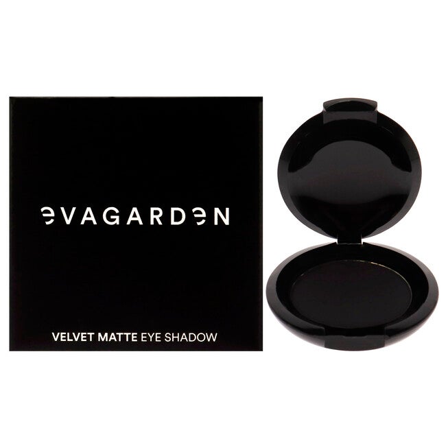 Velvet Matte Eyeshadow - 128 Black by Evagarden for Women - 0.08 oz Eye Shadow, NA, hi-res image number null