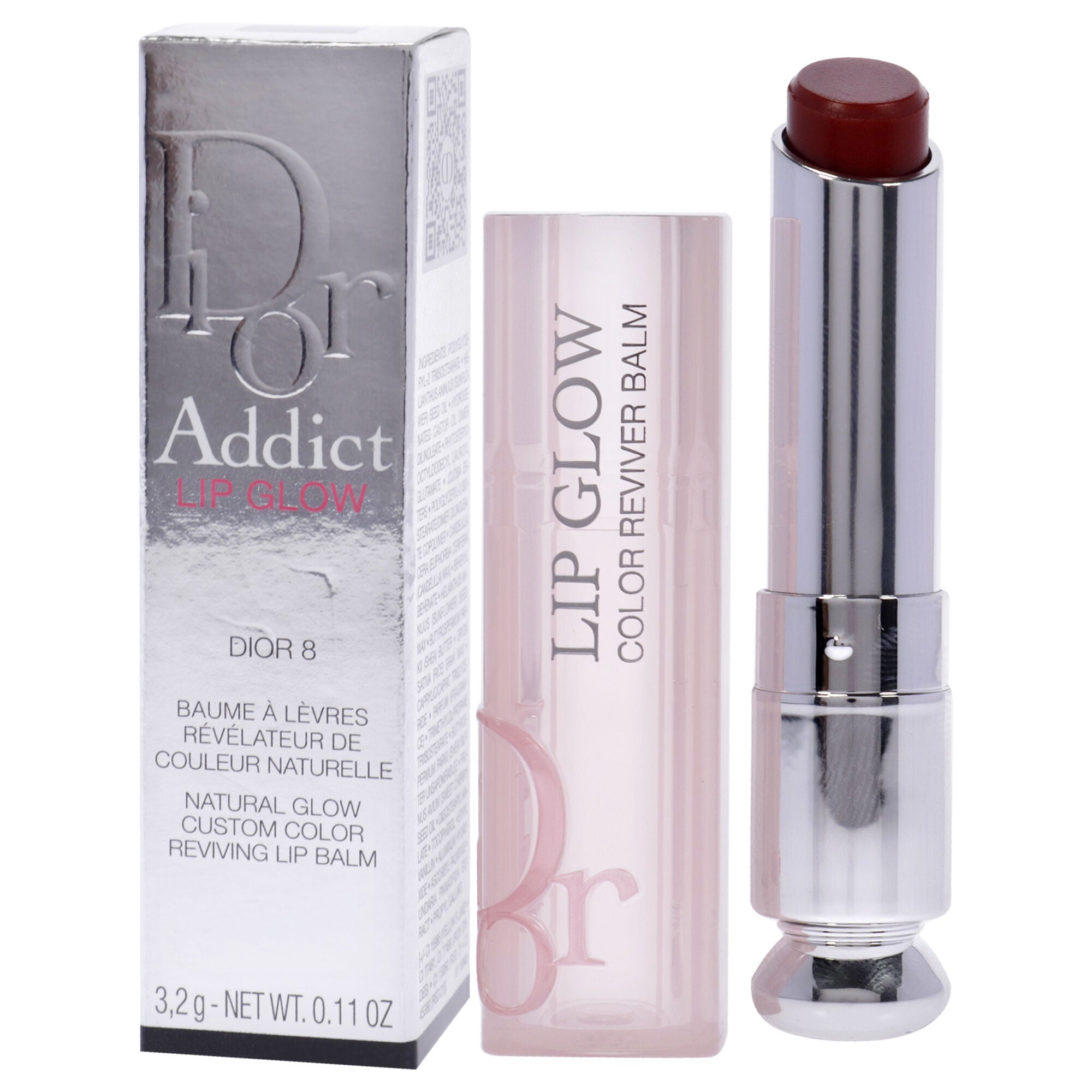 Dior Addict Lip Glow - 8 Dior by Christian Dior for Women - 0.11 oz Lip Balm, See Description, alternate image number 3