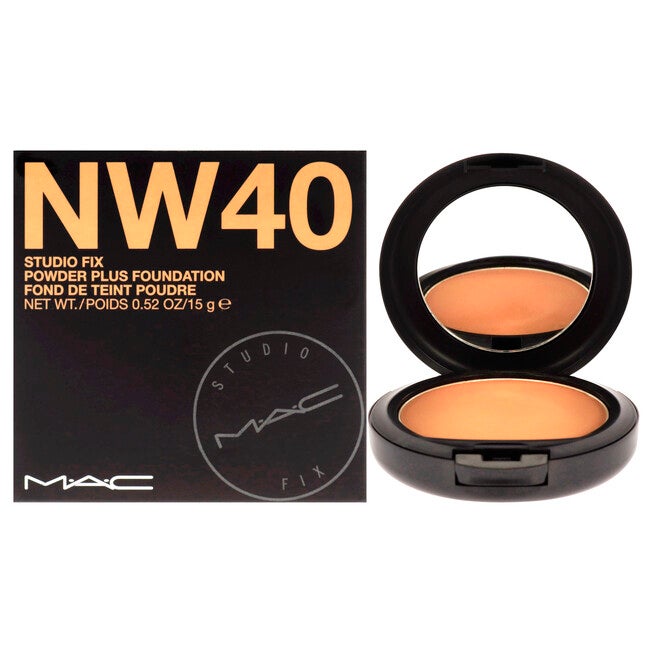 Studio Fix Powder Plus Foundation - NW40 by MAC for Women - 0.52 oz Foundation, , alternate image number null