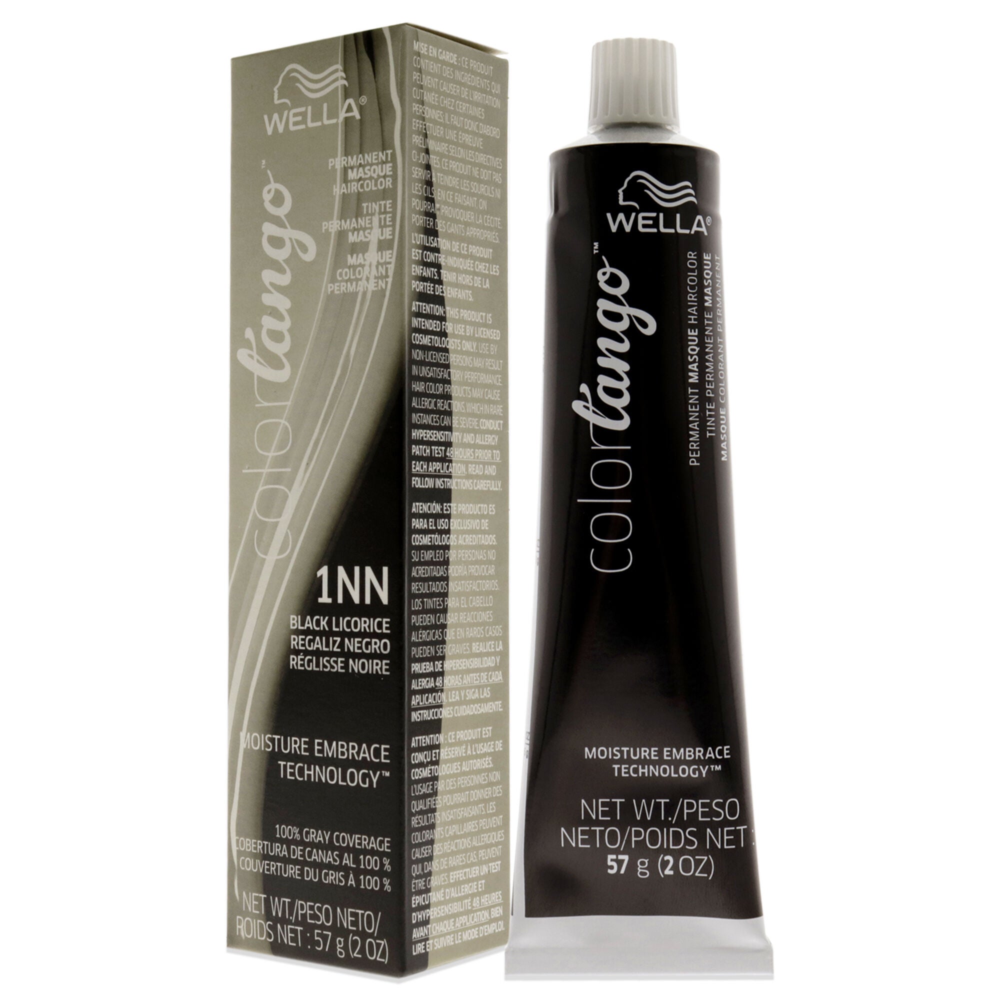 Color Tango Permanent Hair Color - 1NN Black Intense Neutral by Wella for Unisex - 2 oz Hair Color, See Description, alternate image number 3