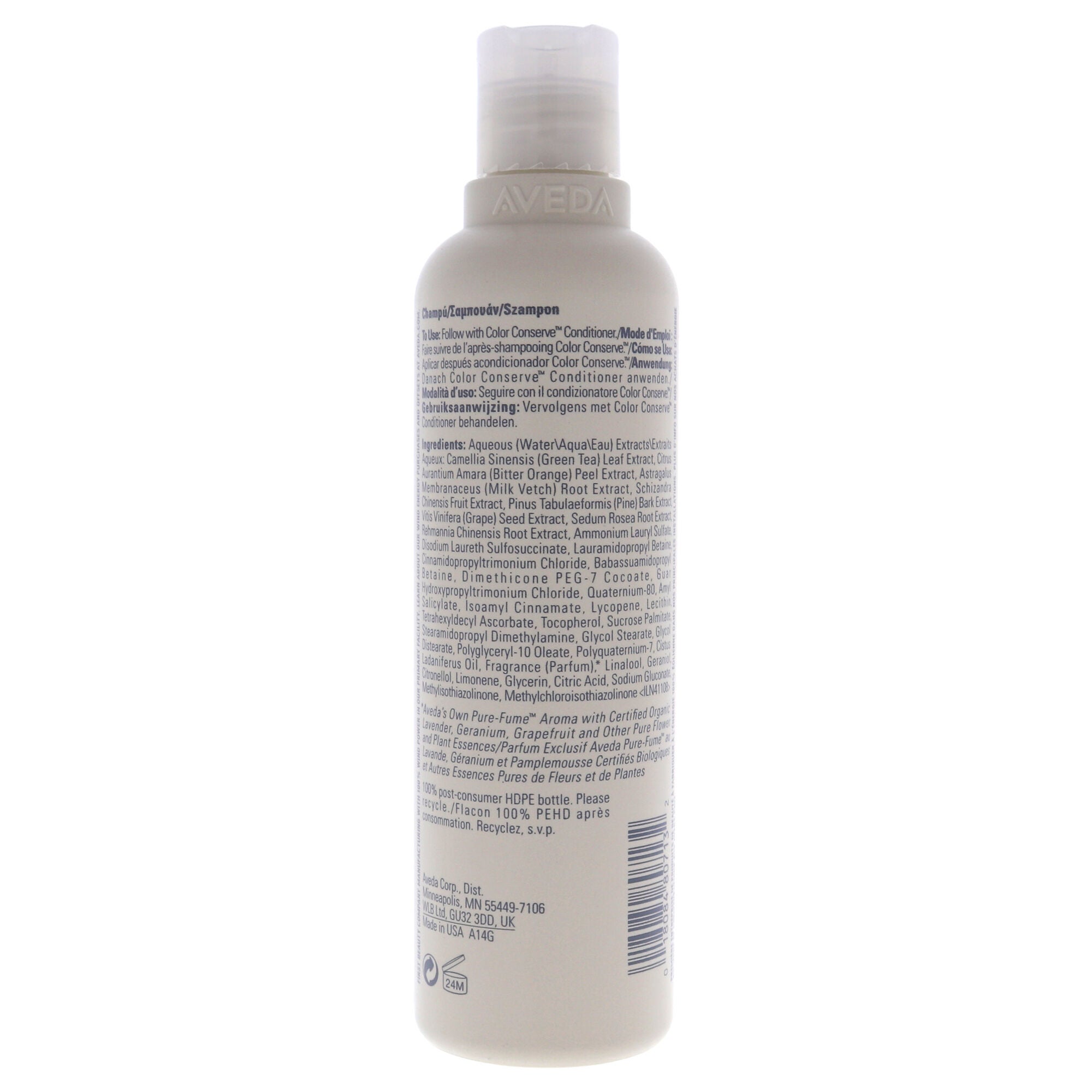 Color Conserve Shampoo by Aveda for Unisex - 8.5 oz Shampoo, See Description, alternate image number 1