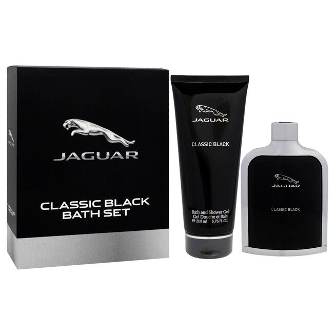 Jaguar Classic Black by Jaguar for Men - 2 Pc Gift Set 3.4oz EDT Spray, 6.76oz Bath and Shower Gel, NA, alternate image number null