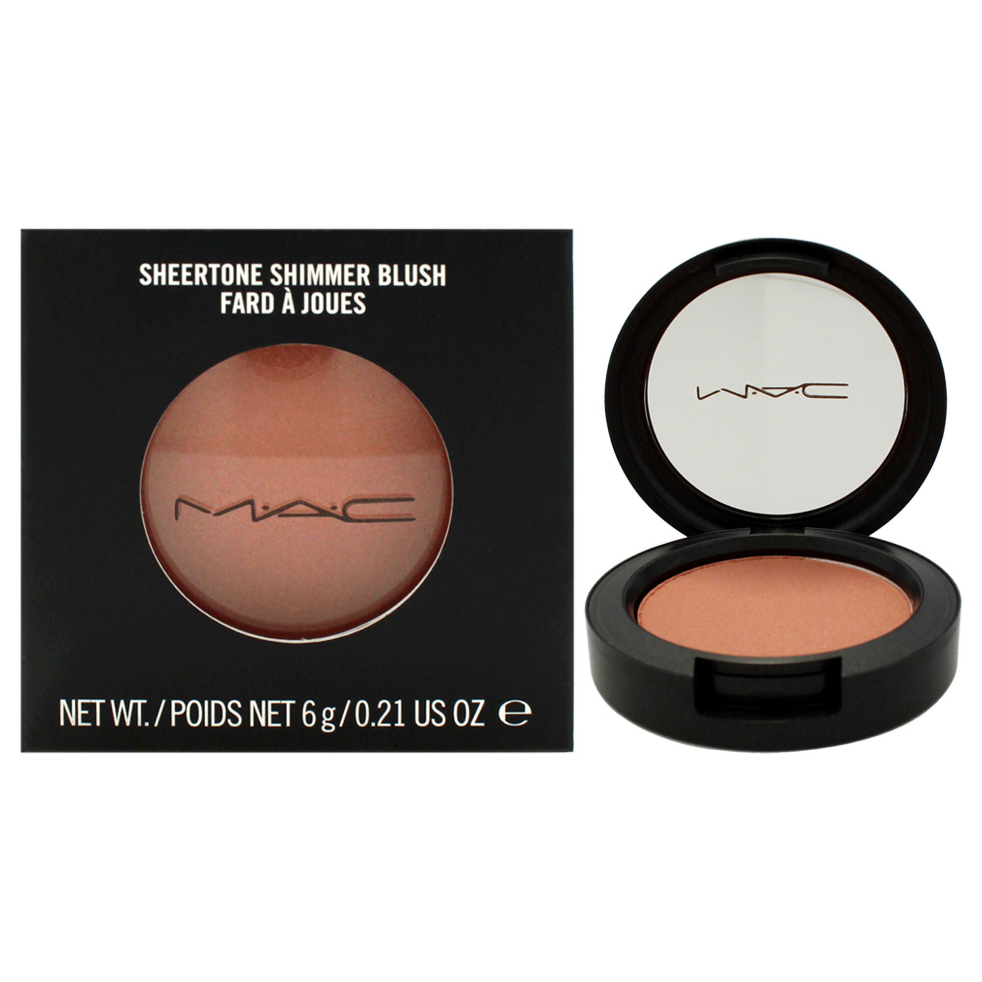 Sheertone Shimmer Blush - Sunbasque by MAC for Women - 0.21 oz Blush, See Description, hi-res image number 0