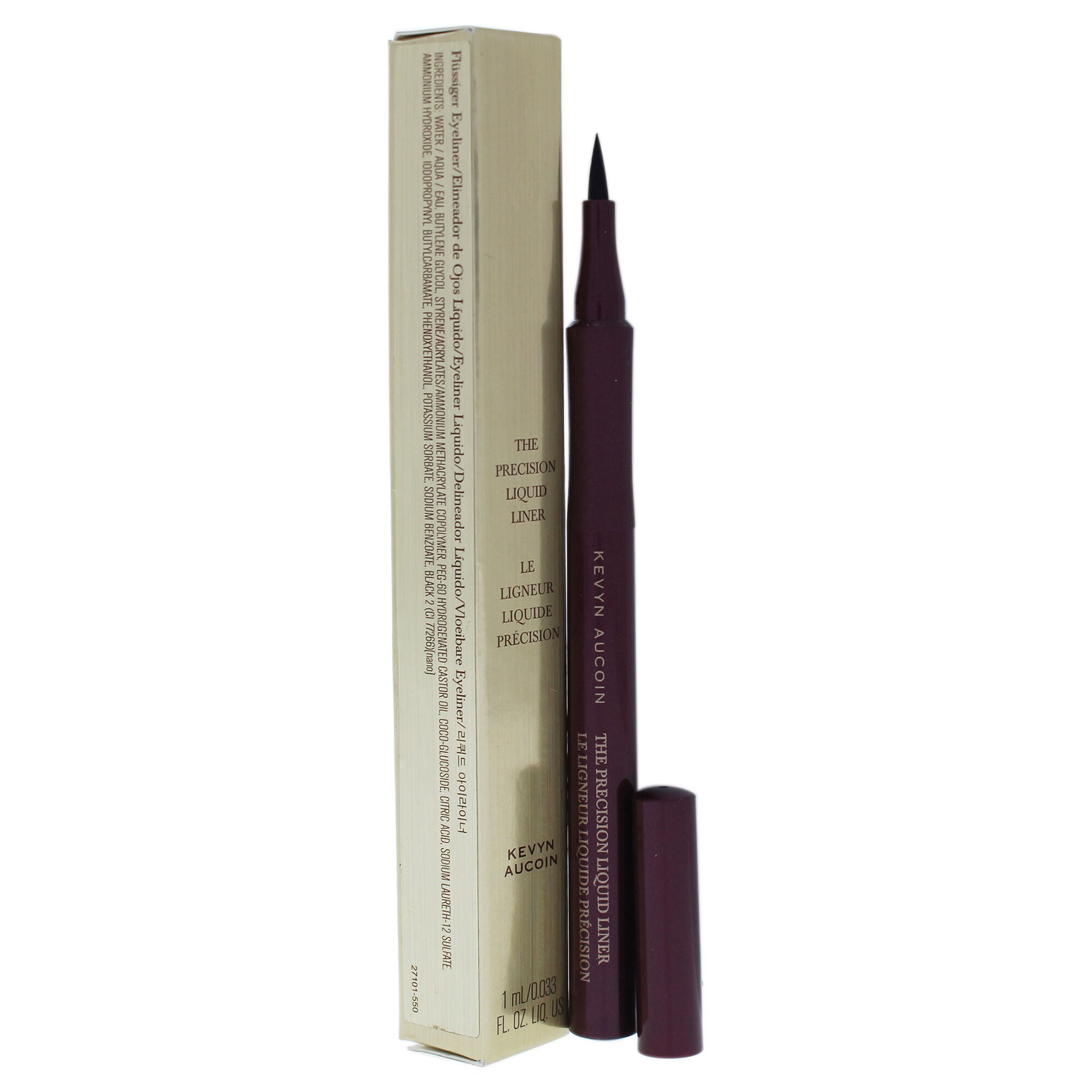 The Precision Liquid Liner - Black by Kevyn Aucoin for Women - 0.033 oz Eyeliner, See Description, alternate image number 2