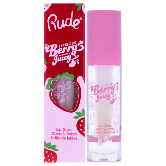 Berry Juicy Lip Gloss - 88401 Pure by Rude Cosmetics for Women - 0.141 oz Lip Gloss, NA, hi-res image number null