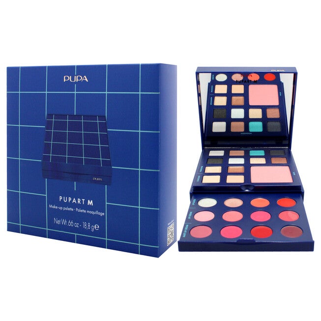 Pupart M Make-Up Palette - 004 Blue by Pupa Milano for Women - 0.66 oz Makeup, NA, alternate image number null