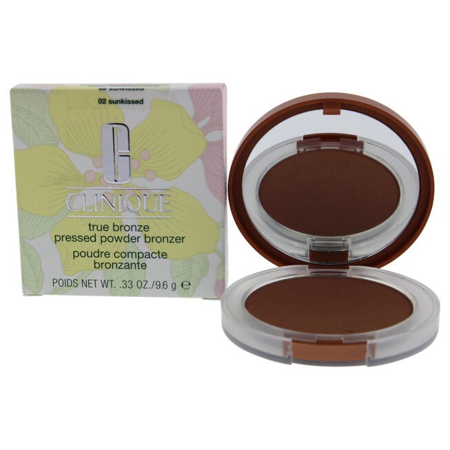 True Bronze Pressed Powder Bronzer - 02 Sunkissed by Clinique for Women - 0.33 oz Powder, NA, hi-res image number null