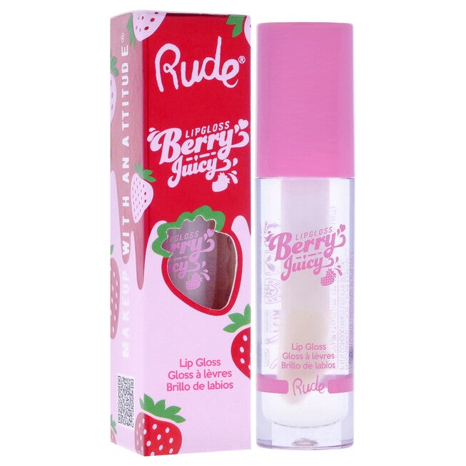 Berry Juicy Lip Gloss - 88401 Pure by Rude Cosmetics for Women - 0.141 oz Lip Gloss, NA, alternate image number null