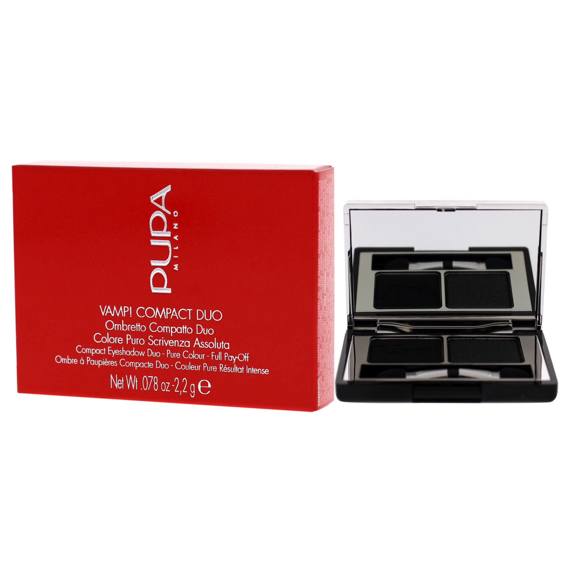 Vamp! Compact Duo Eyeshadow - 007 Dark Night by Pupa Milano for Women - 0.078 oz Eye Shadow, , alternate image number 7