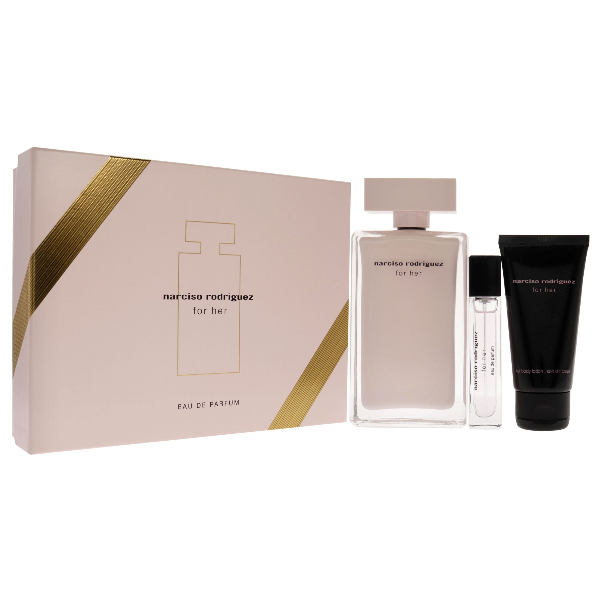 Narciso Rodriguez by Narciso Rodriguez for Women - 3 Pc Gift Set 3.3oz EDP Spray, 10ml EDP Spray, 1.6oz Body Lotion, , alternate image number 6