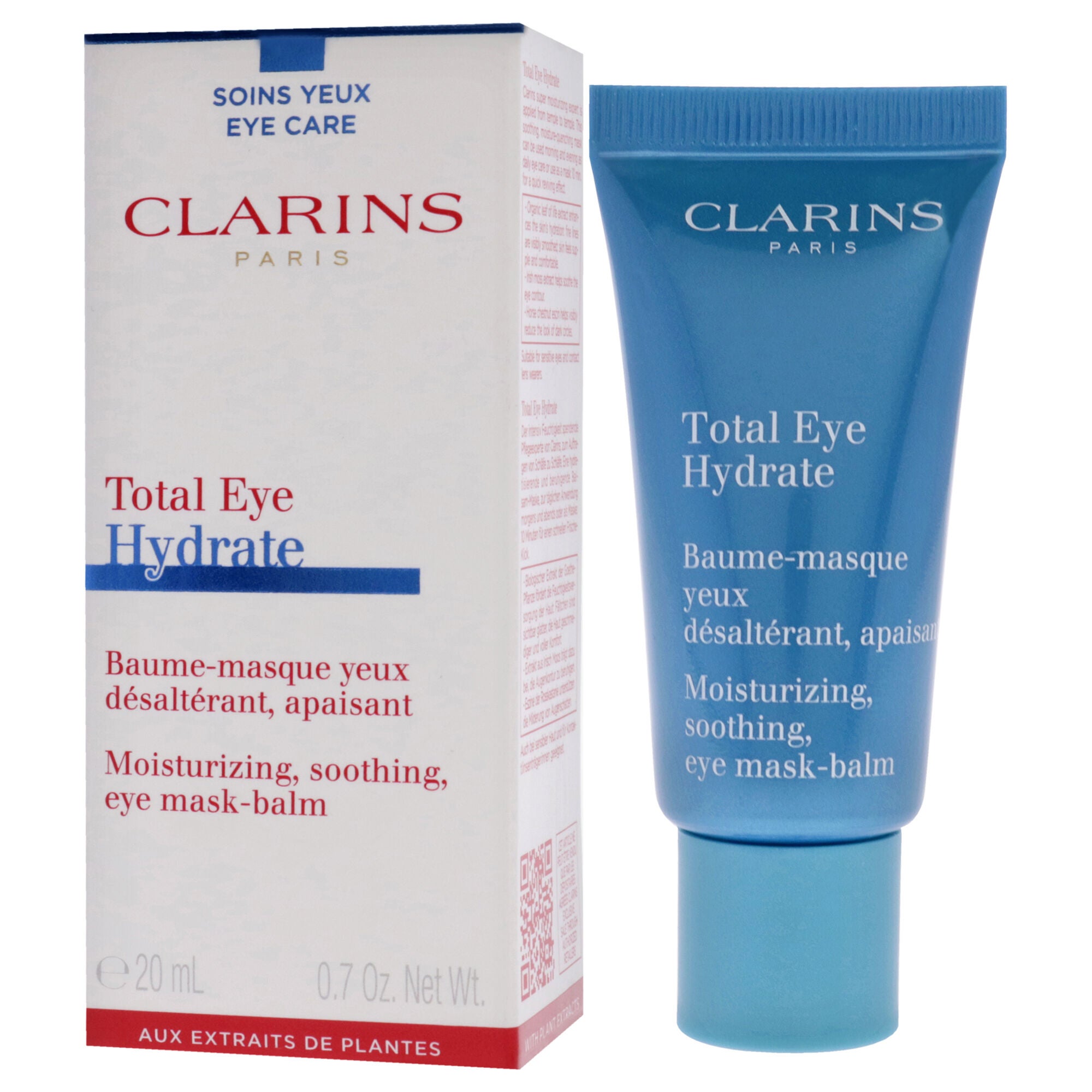 Total Eye Hydrate Moisturizing Soothing Eye Mask-Balm by Clarins for Women - 0.7 oz Balm, See Description, alternate image number 3