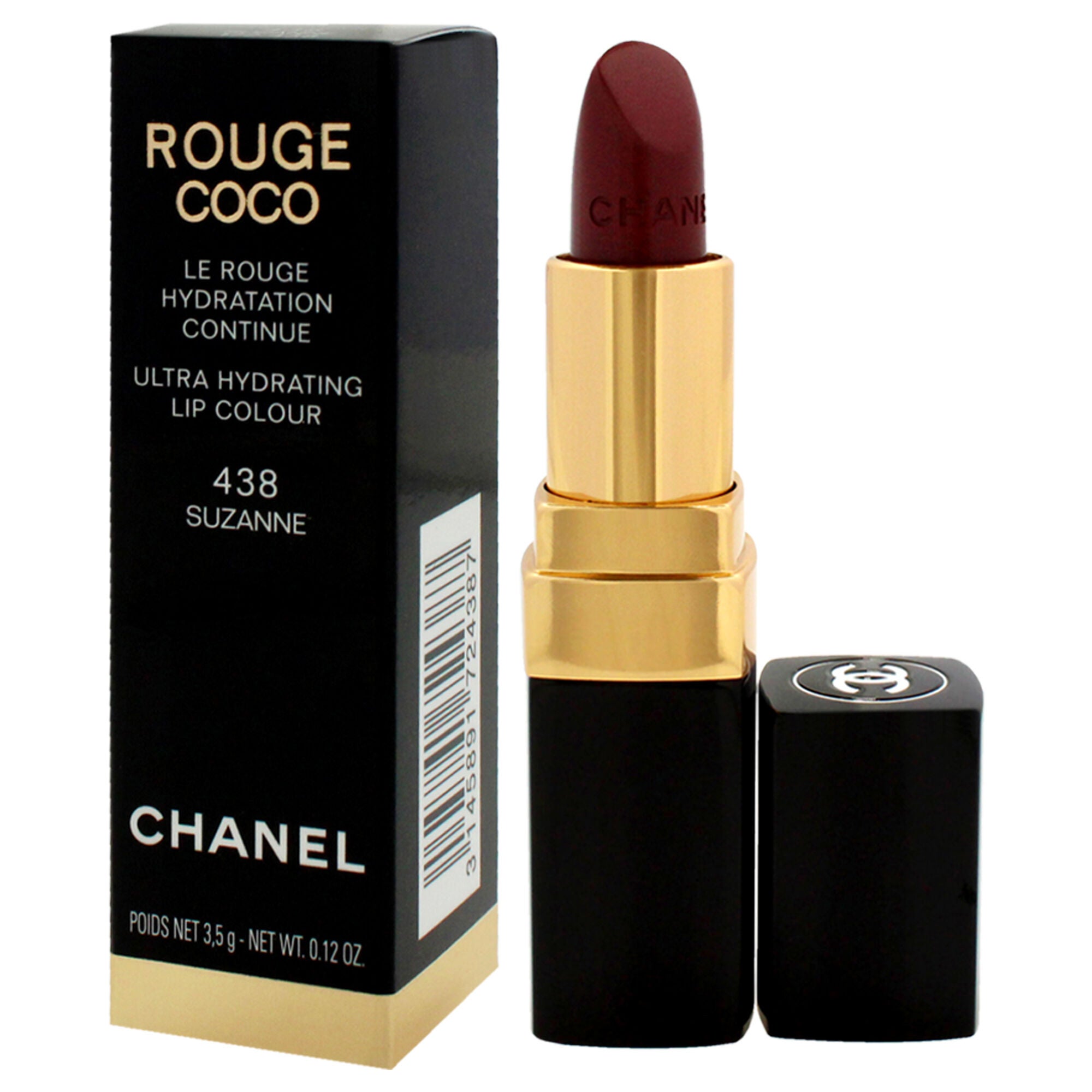 Rouge Coco Ultra Hydrating Lip Colour - 438 Suzanne by Chanel for Women - 0.12 oz Lipstick, See Description, alternate image number 3