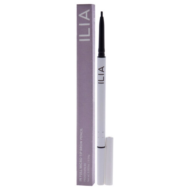 In Full Micro-Tip Brow Pencil - Soft Black by ILIA Beauty for Women - 0.003 oz Eyebrow Pencil, NA, alternate image number null