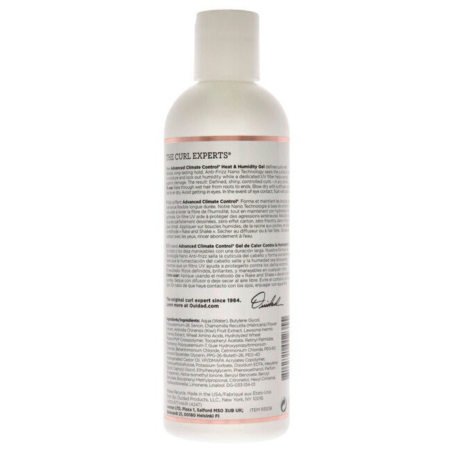 Advanced Climate Control Heat and Humidity Gel by Ouidad for Unisex - 8.5 oz Gel, See Description, alternate image number null