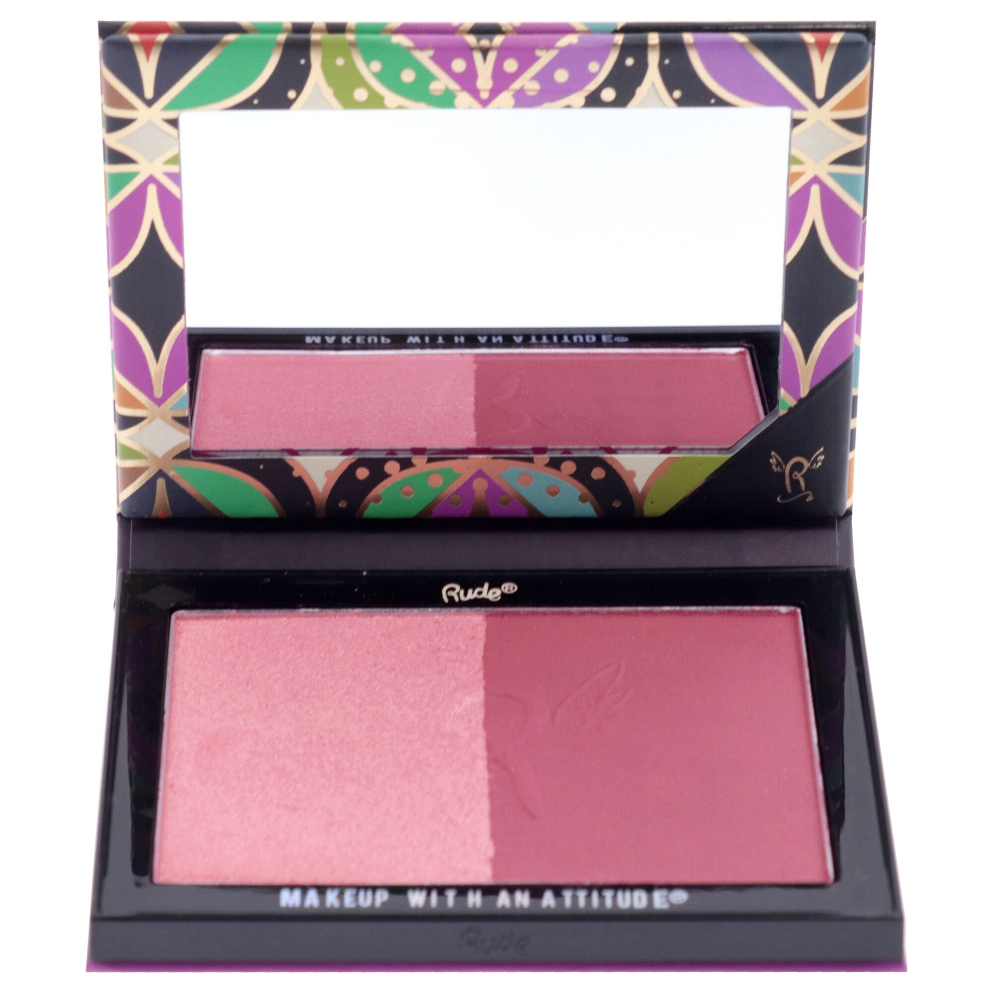 My Other Half Duo Shade Face Palette - Pearadox Conundrum by Rude Cosmetics for Women - 0.4 oz Makeup, See Description, alternate image number 4