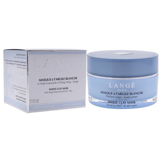 Deep Purifying White Clay Mask by Lange for Unisex - 1.7 oz Mask, , alternate image number null