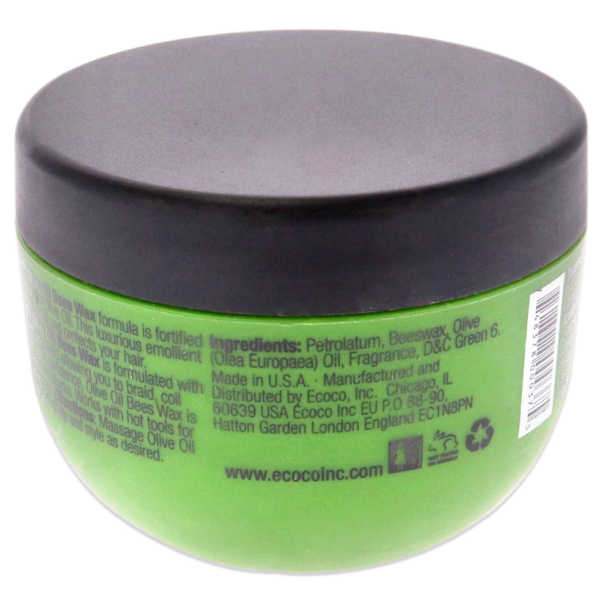 Twisted Bees Wax - Olive Oil by Ecoco for Unisex - 4 oz Wax, See Description, alternate image number 2