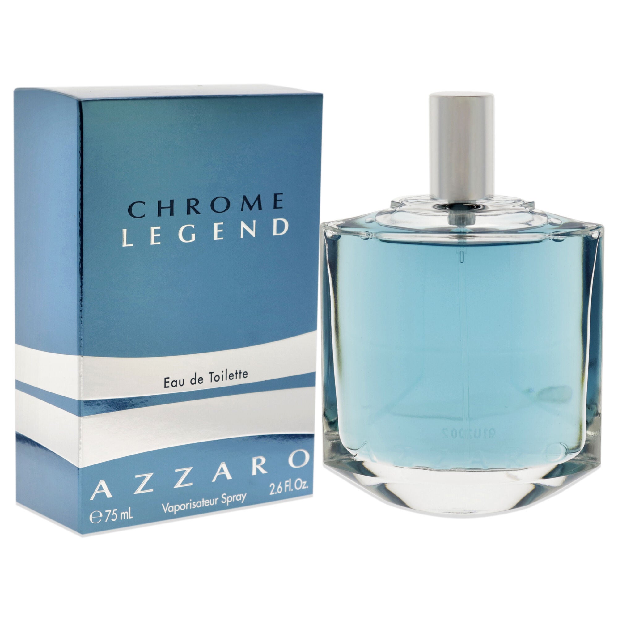 Chrome Legend by Azzaro for Men - 2.6 oz EDT Spray, See Description, alternate image number 1