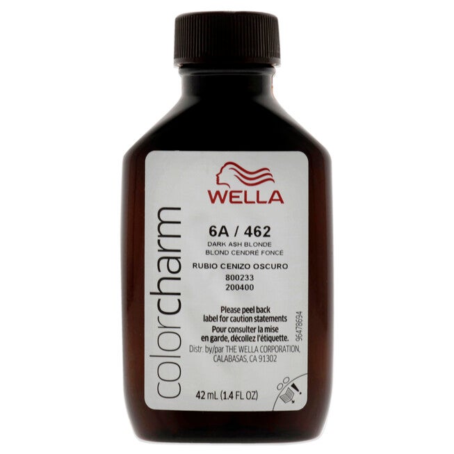 Color Charm Permanent Liquid Haircolor - 462 6A Dark Ash Blonde by Wella for Unisex - 1.4 oz Hair Color, NA, alternate image number null