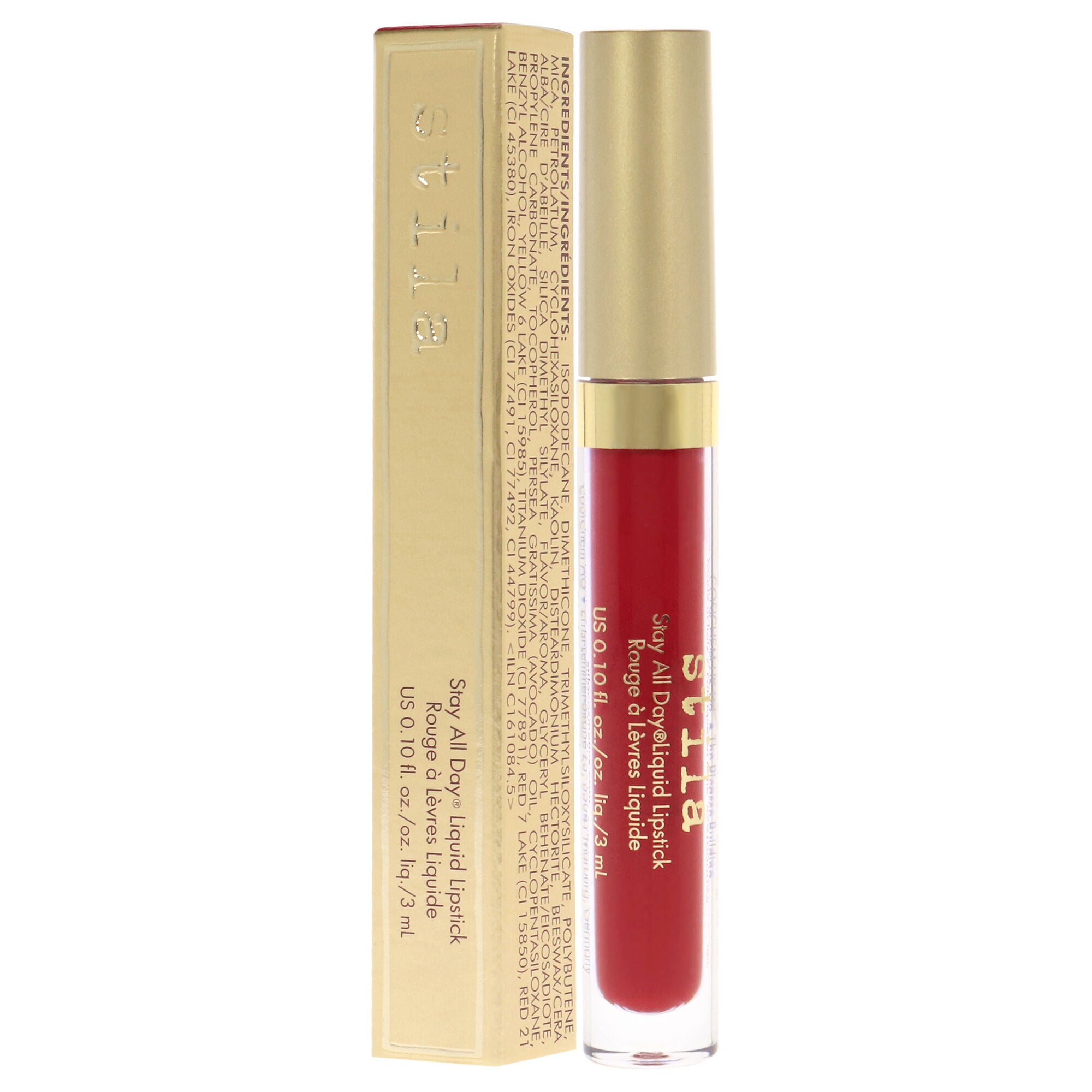 Stay All Day Liquid Lipstick - Fiery by Stila for Women - 0.1 oz Lipstick, See Description, alternate image number 2