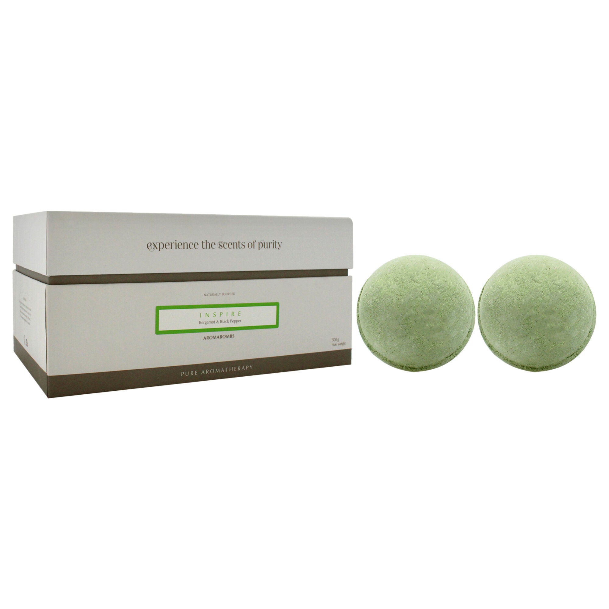 Inspire AromaBomb Duo by Aromaworks for Unisex - 2 x 8.81 oz Bath Bomb, See Description, alternate image number 1