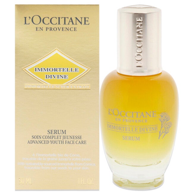 Immortelle Divine Serum - Advanced Youth Face Care by LOccitane for Unisex - 1 oz Serum, NA, hi-res image number null