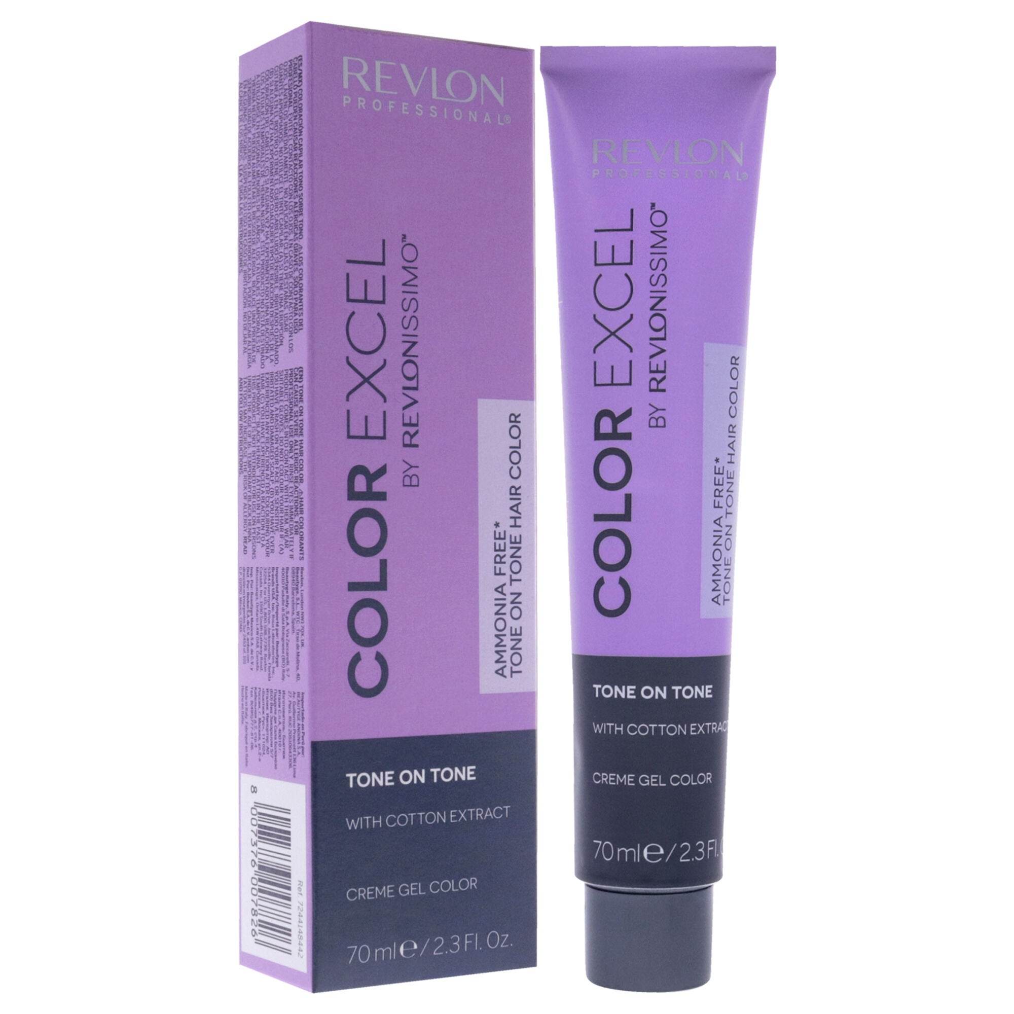 Revlonissimo Color Excel - 4.42 Medium Chestnut Iridescent Brown by Revlon for Unisex - 2.3 oz Hair Color, See Description, alternate image number 2