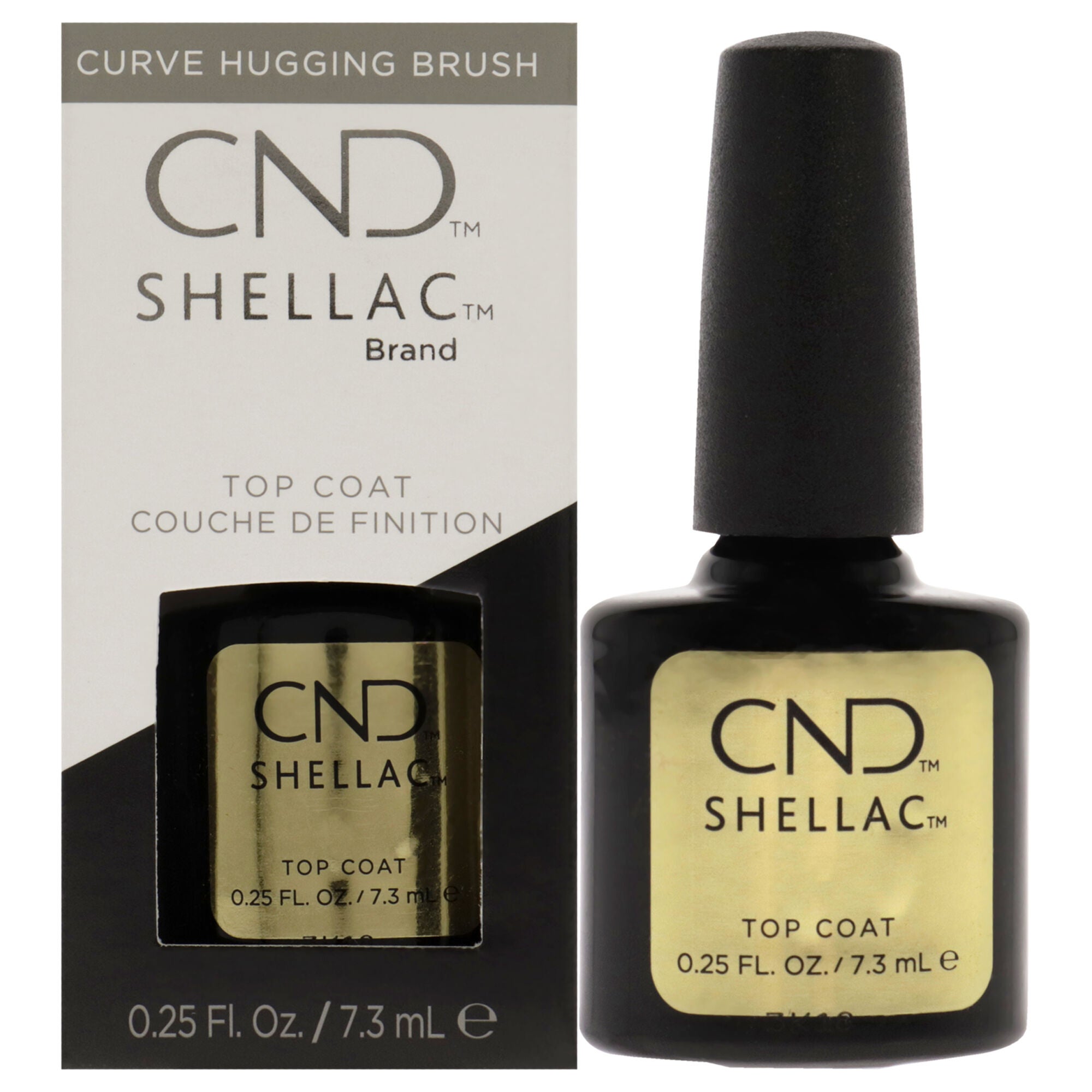 Shellac Nail Color - Original Top Coat by CND for Women - 0.25 oz Nail ...