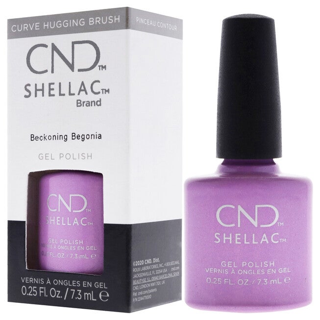Shellac Nail Color - Beckoning Begonia by CND for Women - 0.25 oz Nail Polish, , alternate image number null