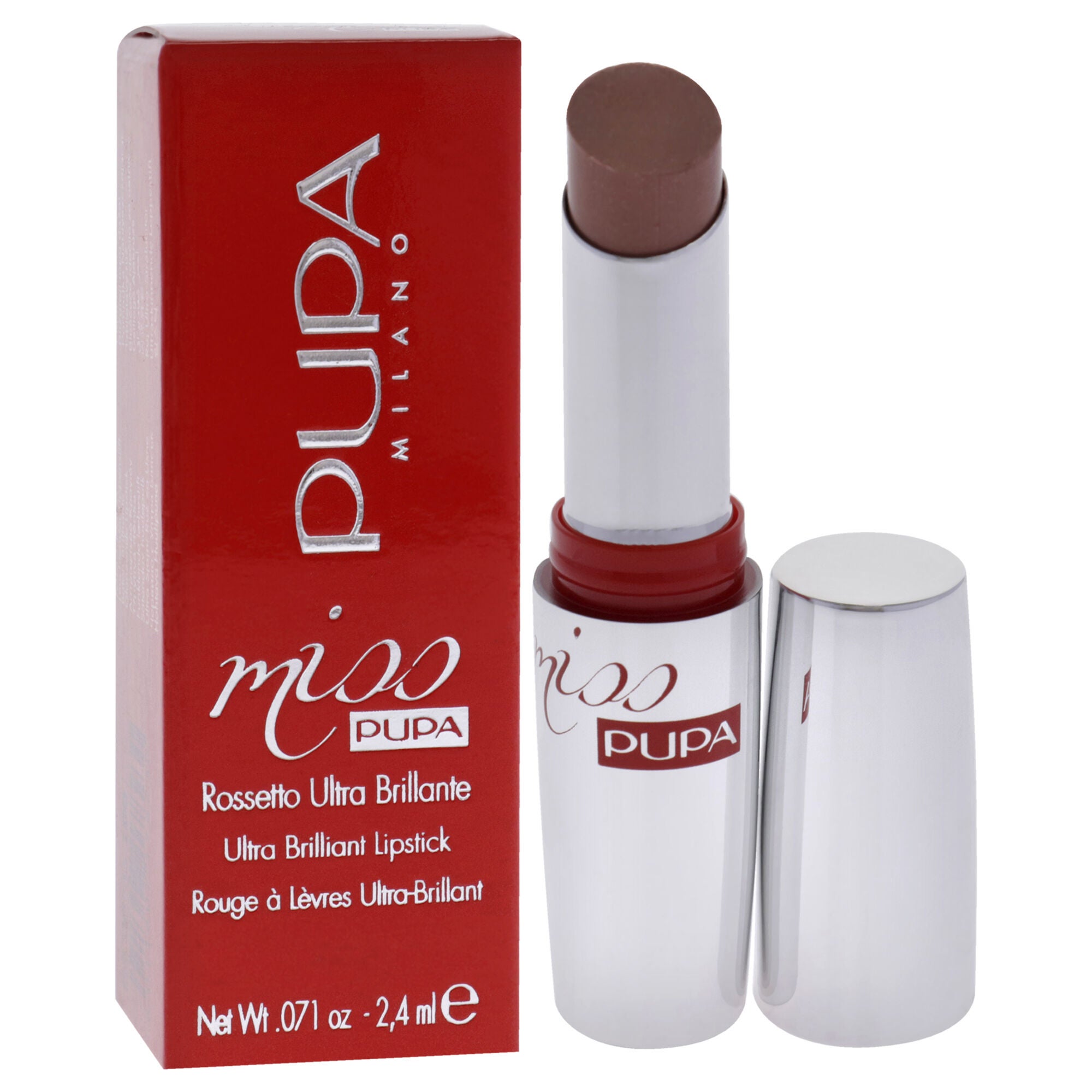 Miss Pupa Ultra Brilliant Lipstick - 100 Cream by Pupa Milano for Women - 0.071 oz Lipstick, See Description, alternate image number 1
