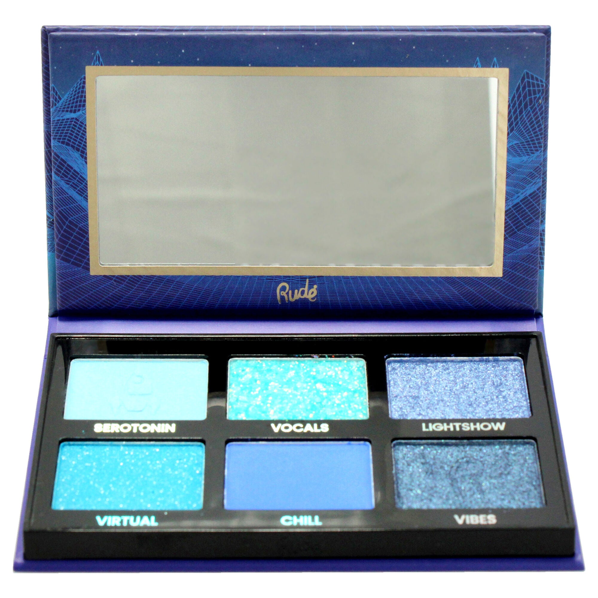 EDM Collection - Future Bass by Rude Cosmetics for Women - 0.21 oz Eye Shadow, See Description, alternate image number 3