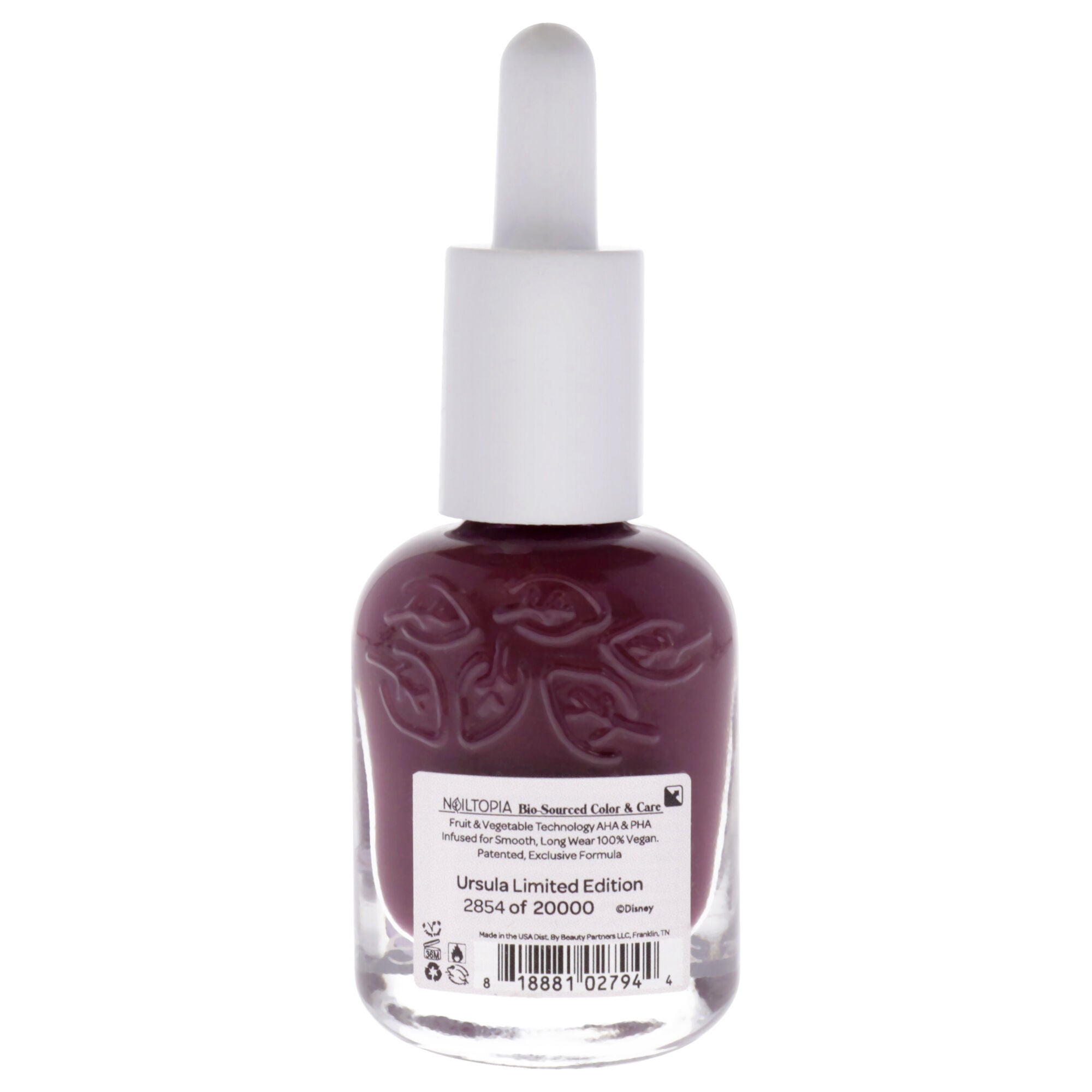 Bio-Sourced Nail Lacquer Disney Collection - Ursula Limited Edition by Nailtopia for Women - 0.41 oz Nail Polish, , alternate image number 3