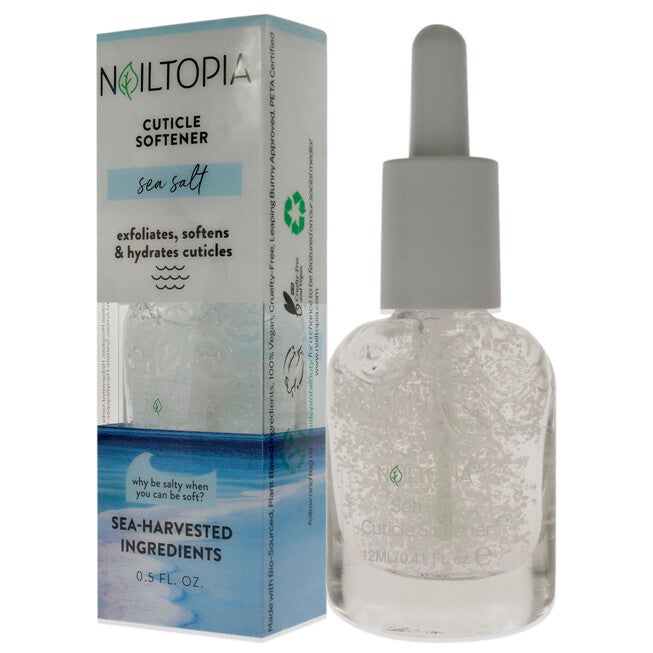 Dead Sea Salt Cuticle Softener by Nailtopia for Women - 0.41 oz Nail Treatment, , alternate image number null