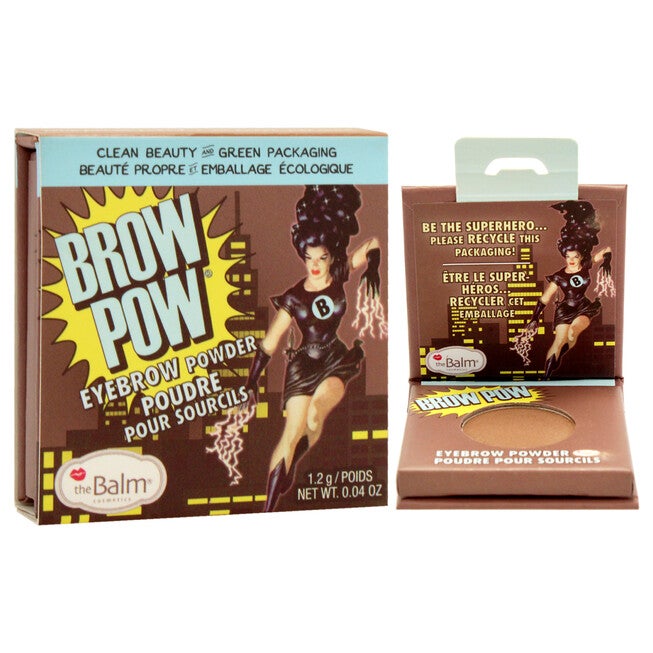 Brow Pow Eyebrow Powder - Light Brown by the Balm for Women - 0.04 oz Eyebrow, NA, alternate image number null