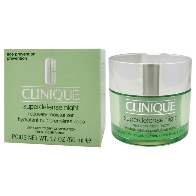 Superdefense Night Recovery Moisturizer by Clinique for Unisex - 1.7 oz Moisturizer, See Description, alternate image number 2