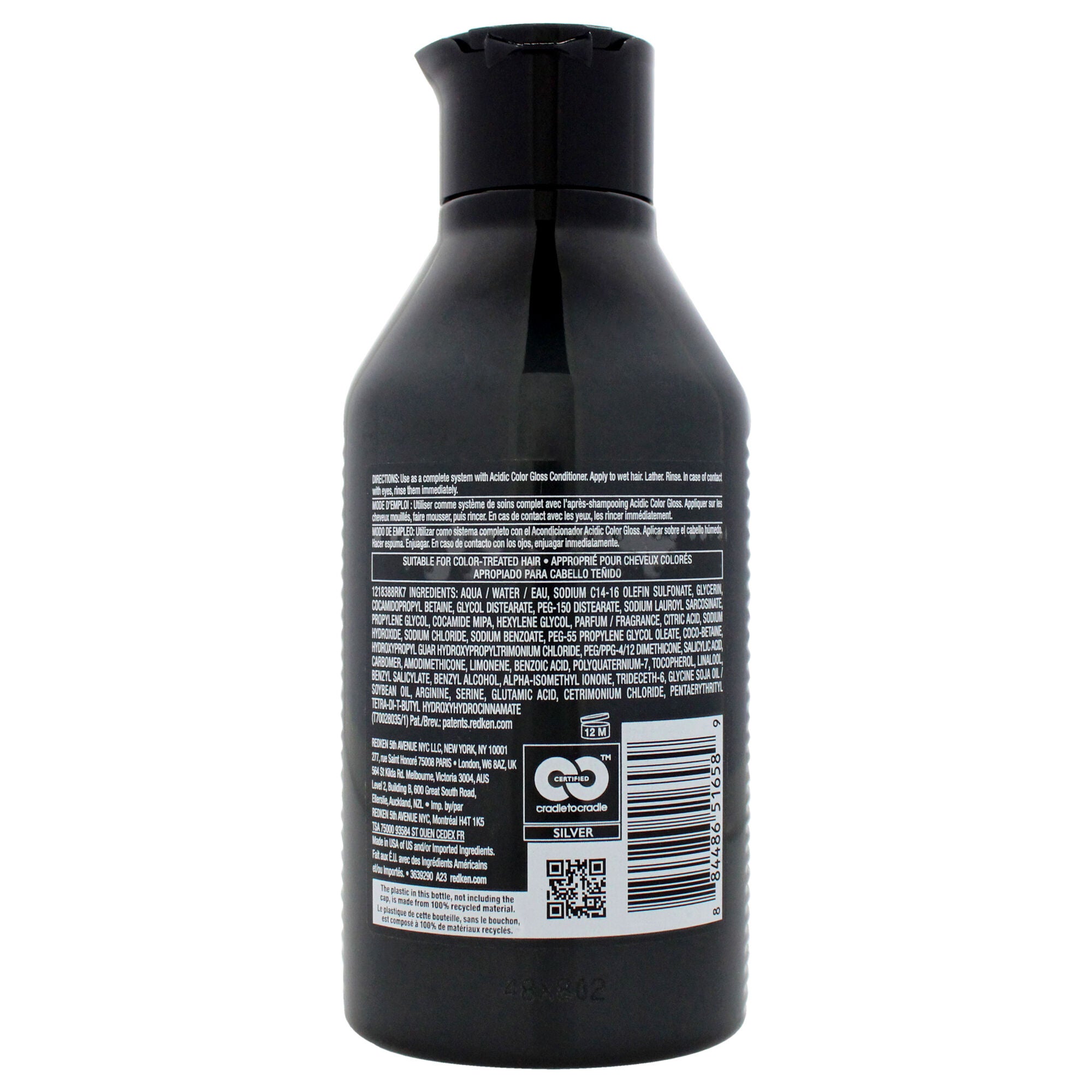 Acidic Color Gloss Shampoo by Redken for Unisex - 10.1 oz Shampoo, White, alternate image number 2