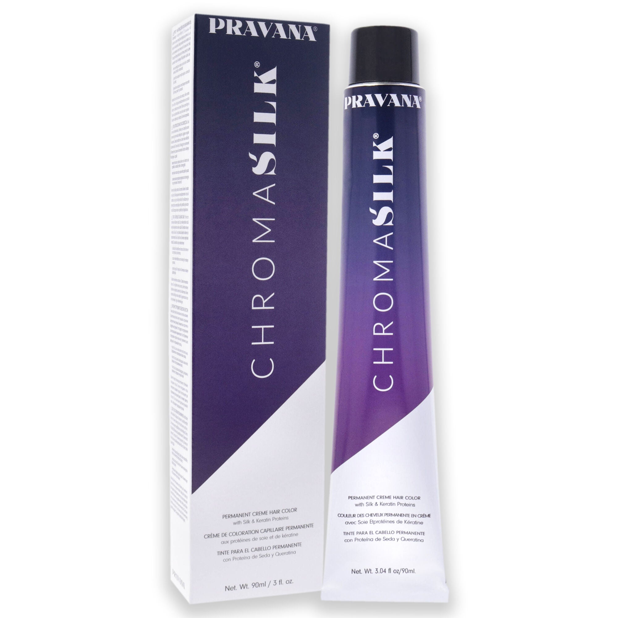 ChromaSilk Creme Hair Color - 6N Dark Blonde by Pravana for Unisex - 3 oz Hair Color, See Description, alternate image number 1