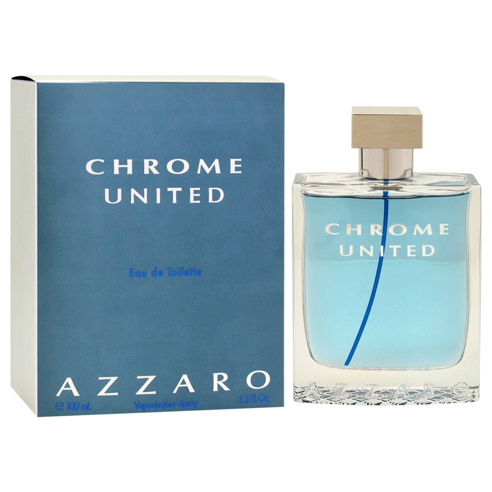Chrome United by Azzaro for Men - 3.4 oz EDT Spray, See Description, alternate image number 1