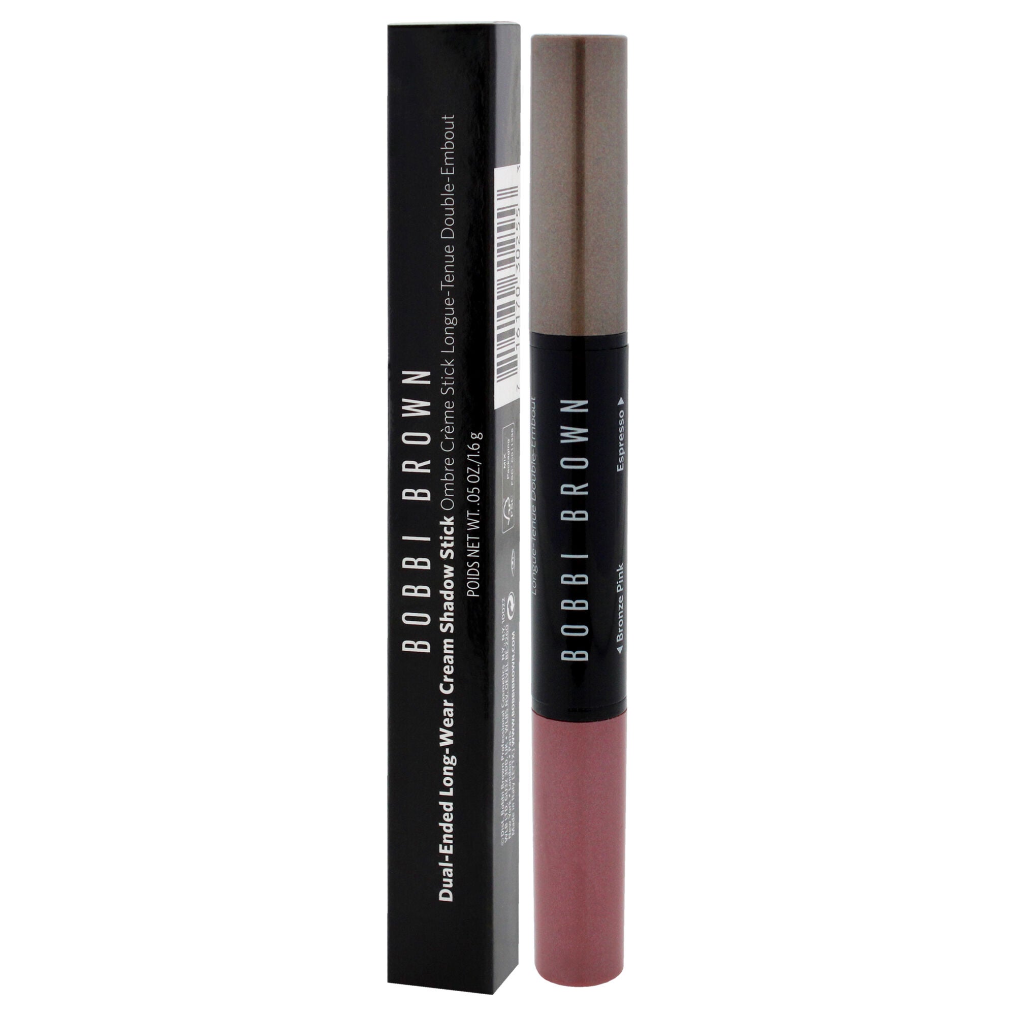 Dual-Ended Long-Wear Cream Shadow Stick - Bronze Pink-Espresso Matte by Bobbi Brown for Women - 0.05 oz Eye Shadow, See Description, alternate image number 3