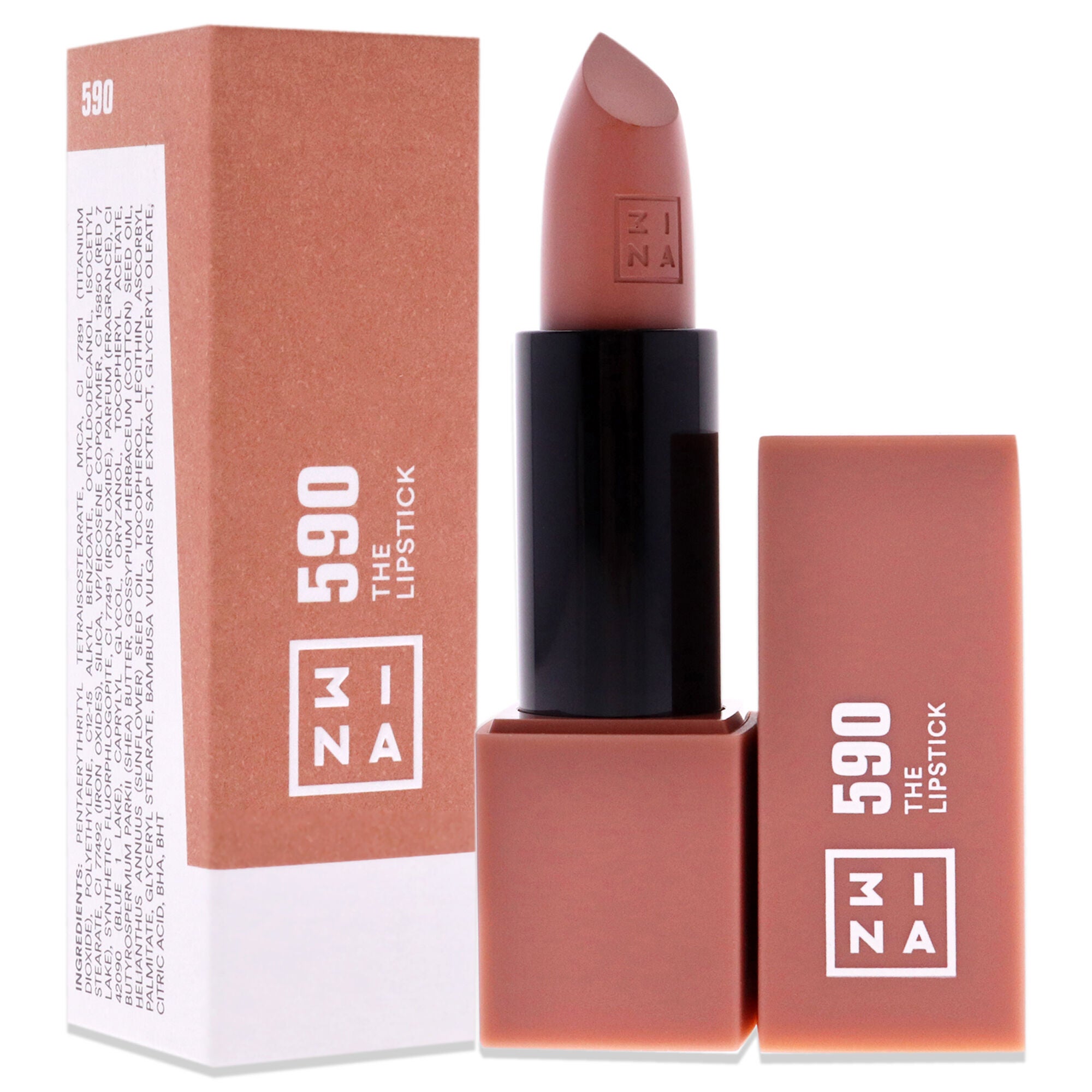 The Lipstick - 590 Warm Nude by 3INA for Women - 0.16 oz Lipstick, , alternate image number 6