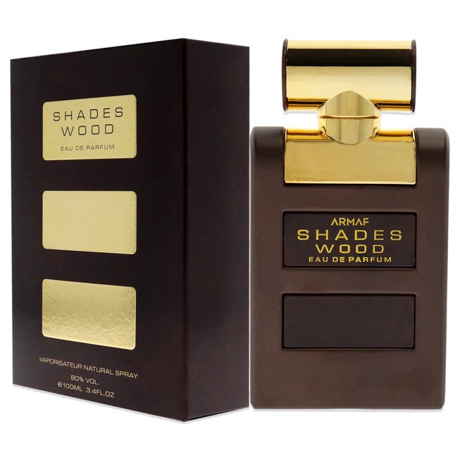 Shades Wood by Armaf for Men - 3.4 oz EDP Spray, , alternate image number null