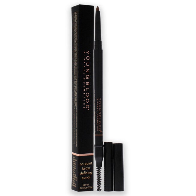 On Point Brow Defining Pencil - Soft Brown by Youngblood for Women - 0.012 oz Eyebrow Pencil, NA, alternate image number null