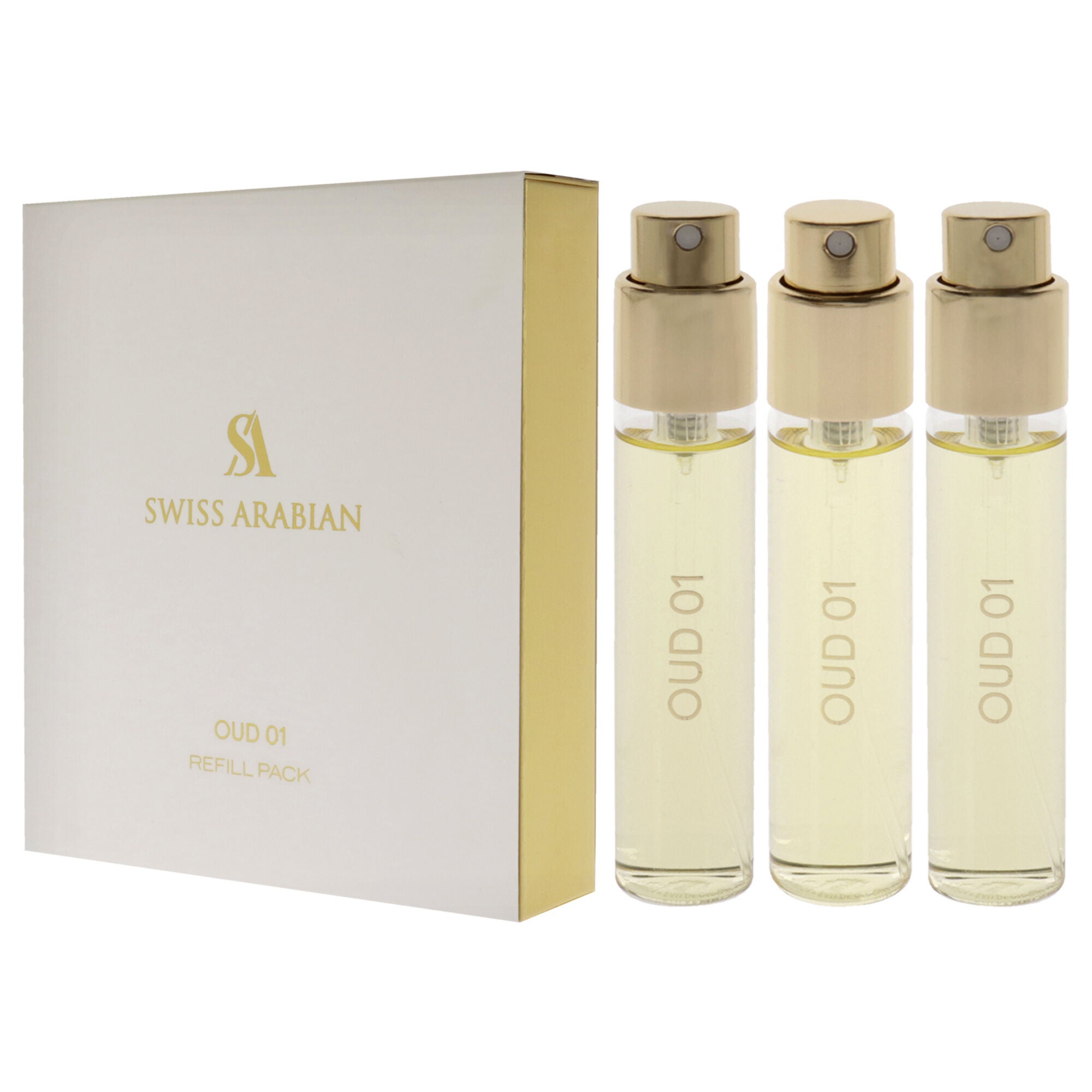 Oud 01 by Swiss Arabian for Unisex - 3 Pc Mini Gift Set 3 x 1oz EDP Spray (Refill), , alternate image number 7