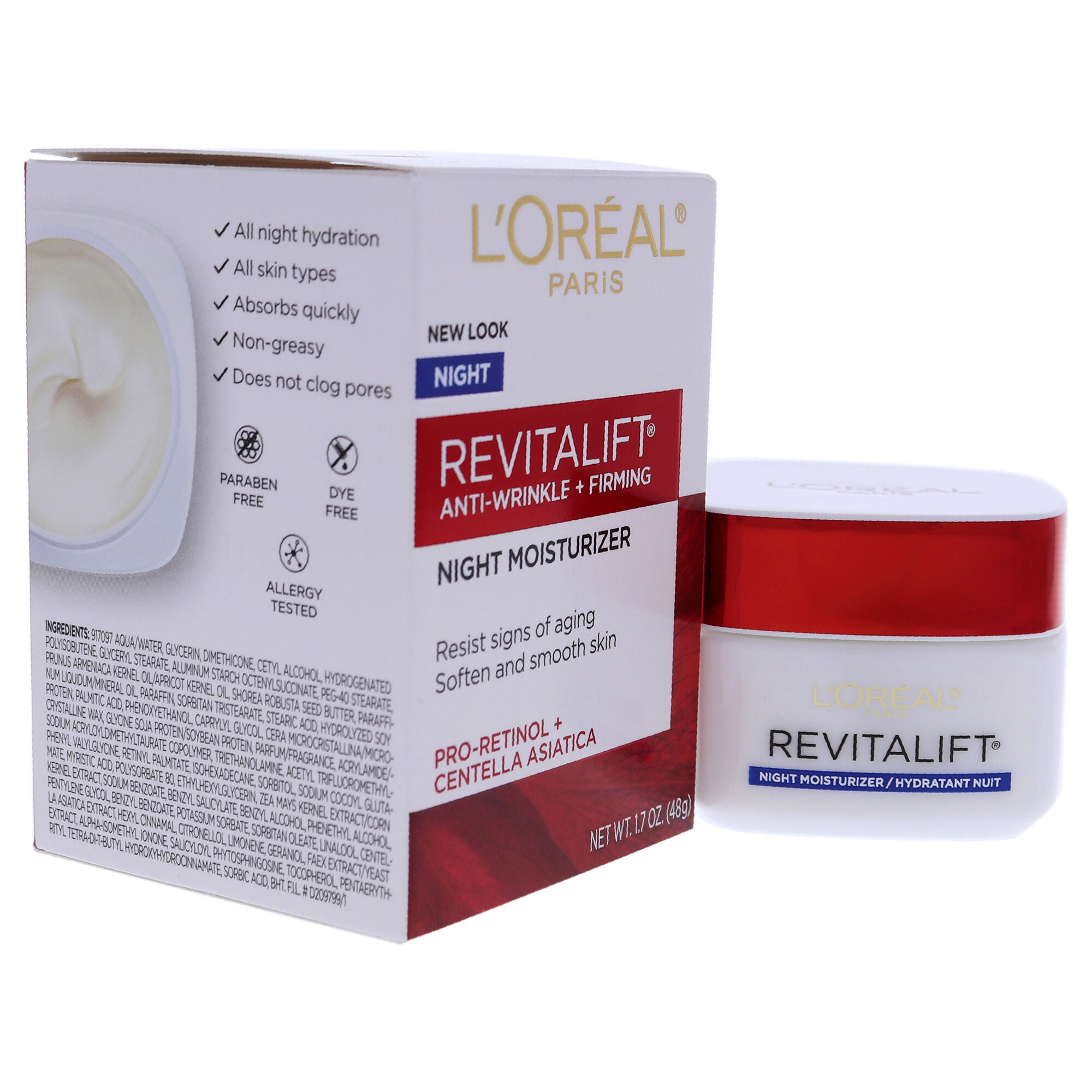 Revitalift Anti-Wrinkle and Firming Night Moisturizer by LOreal Professional for Unisex - 1.7 oz Moisturizer, , alternate image number 6