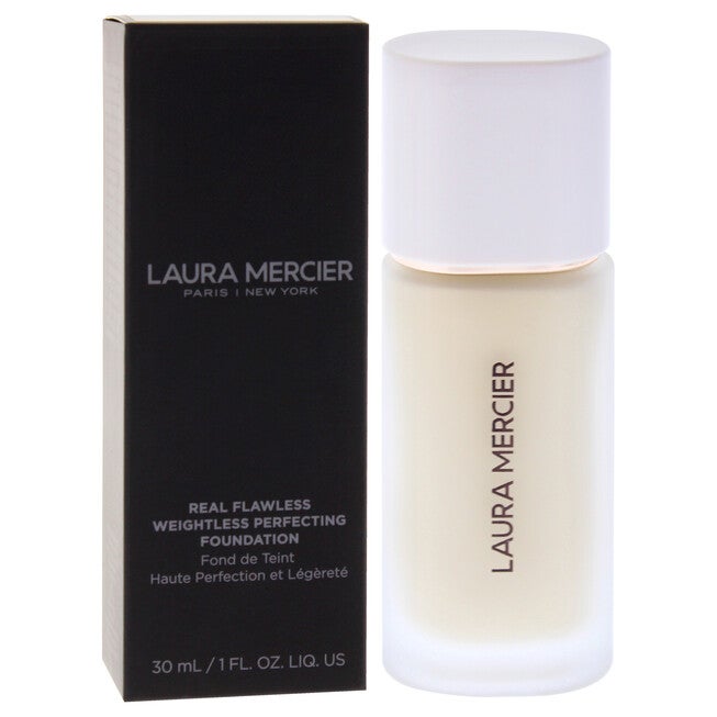 Real Flawless Weightless Perfecting Foundation - 0W1 Satin by Laura Mercier for Women - 1 oz Foundation, NA, alternate image number null