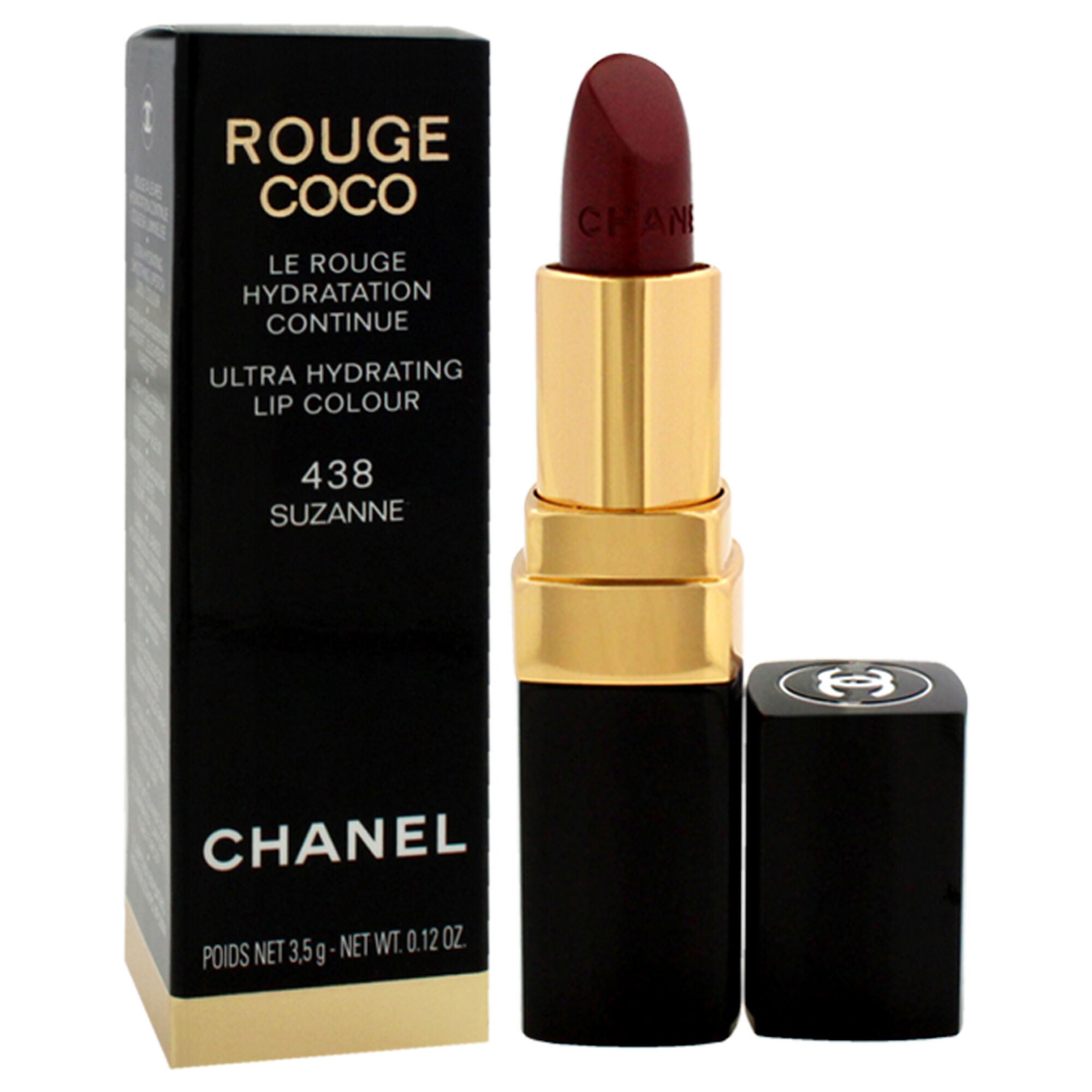Rouge Coco Ultra Hydrating Lip Colour - 438 Suzanne by Chanel for Women - 0.12 oz Lipstick, See Description, alternate image number 2