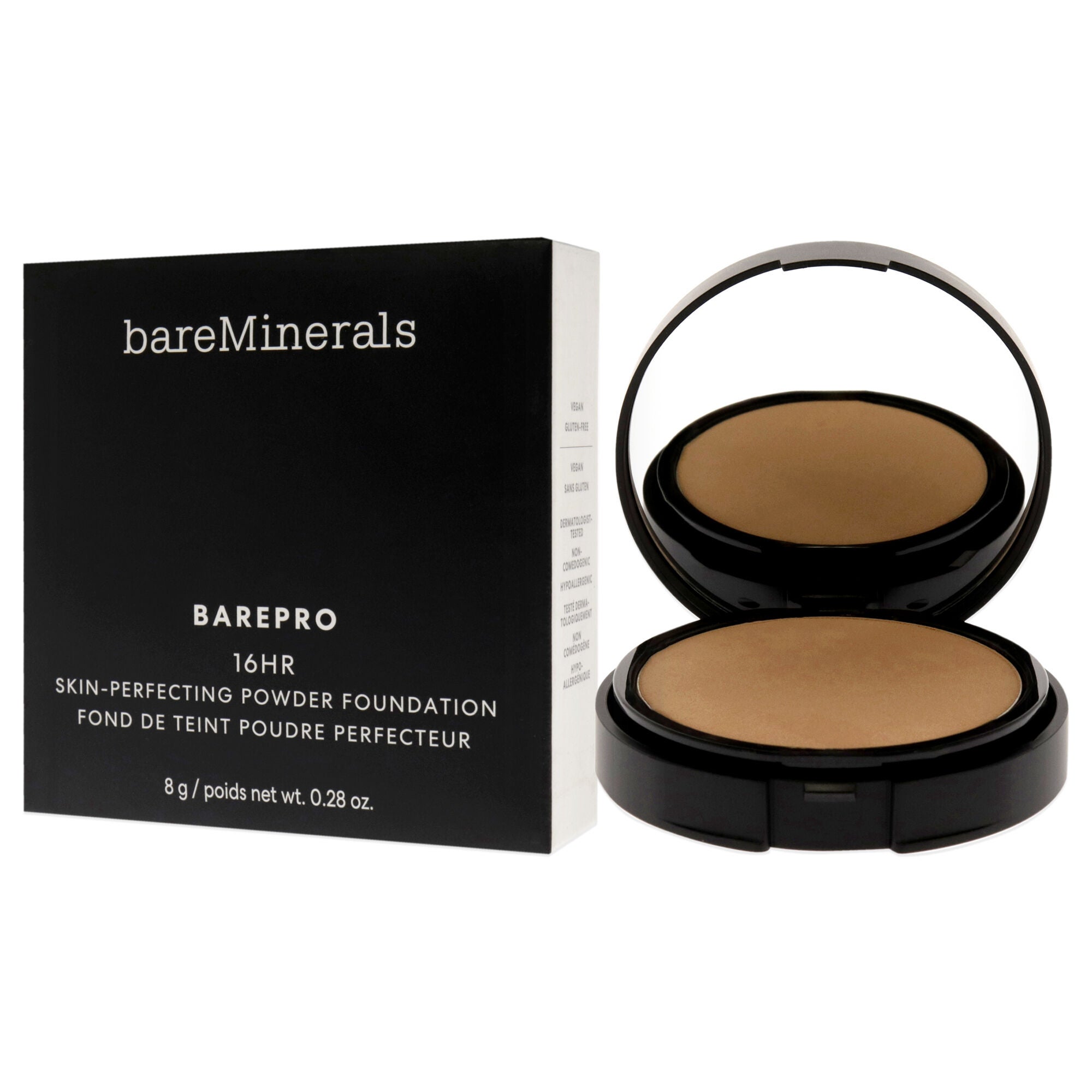 Barepro 16HR Skin Perfecting Powder Foundation - 32 Cool Medium by bareMinerals for Women - 0.28 oz Foundation, , alternate image number 7