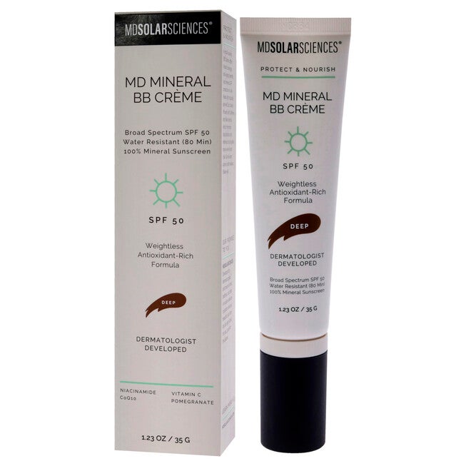 MD Mineral BB Cream SPF 50 - Deep by MDSolarSciences for Women - 1.23 oz Makeup, NA, alternate image number null